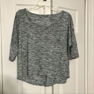 Mudd Grey Loose Fitting Short Sleeve Shirt-Medium